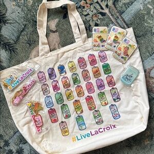 LaCroix Wide Tote Bag + Accessories HAUL